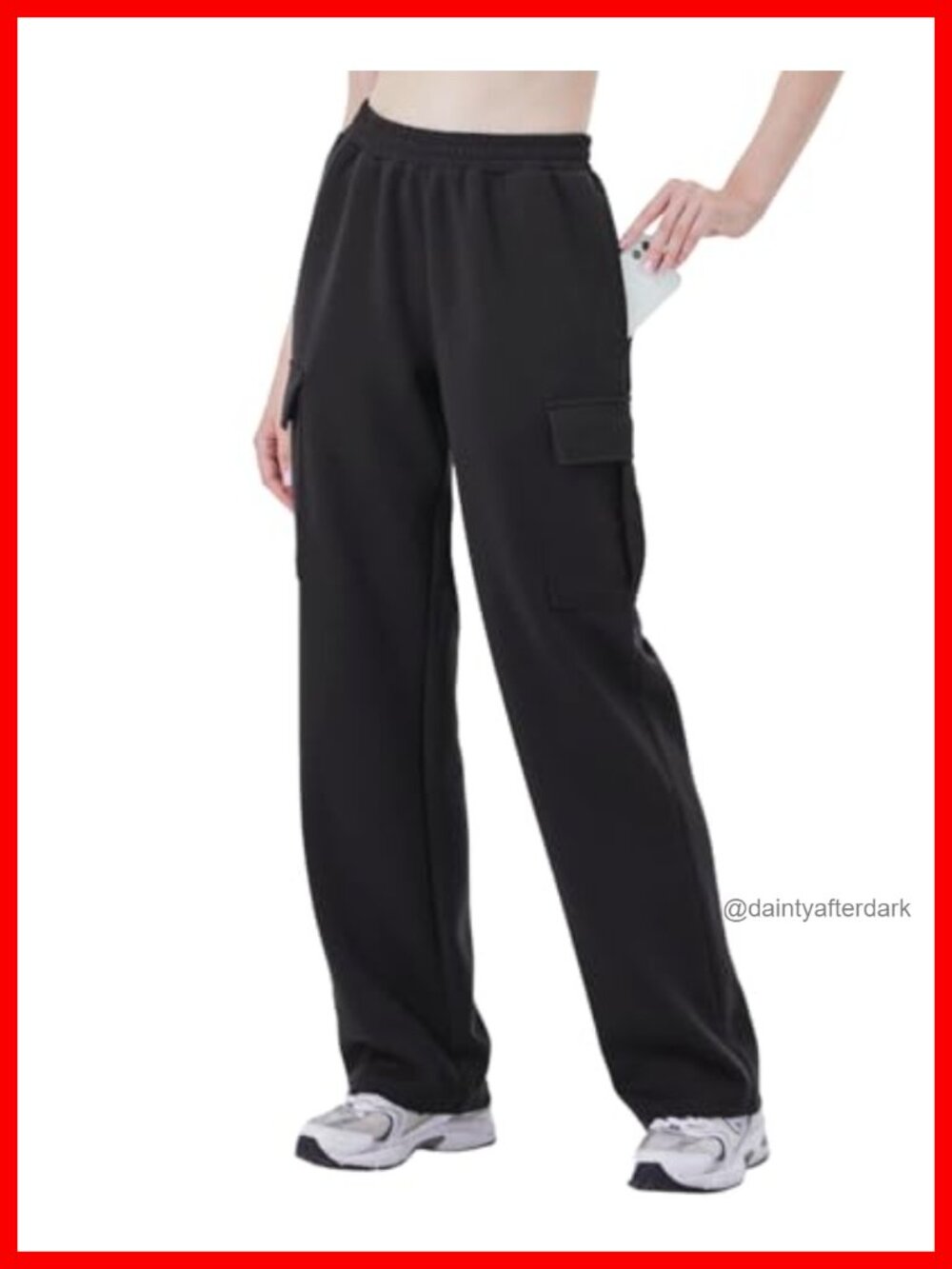 Tall Women's Cargo Sweatpants 32/34 Inseam Lounge Pants